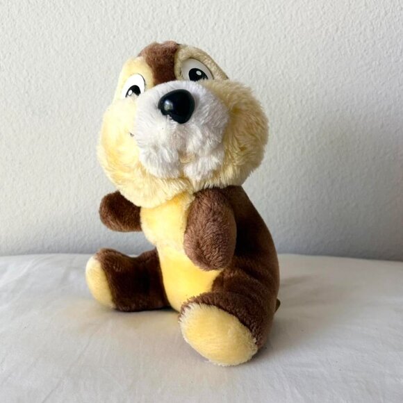 70s Vintage Disneyland Chipmunk Plush Stuffed Animal Toy - Picture 2 of 6
